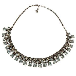 Goldtone + Lab Made Amethyst Necklace